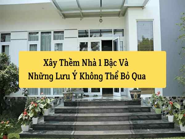 Thềm nhà 1 bậc là gì?