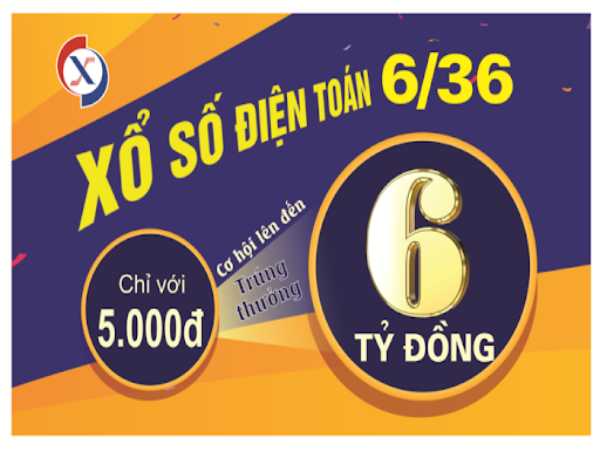 cơ cấu giải thưởng xổ số điện toán 6x36